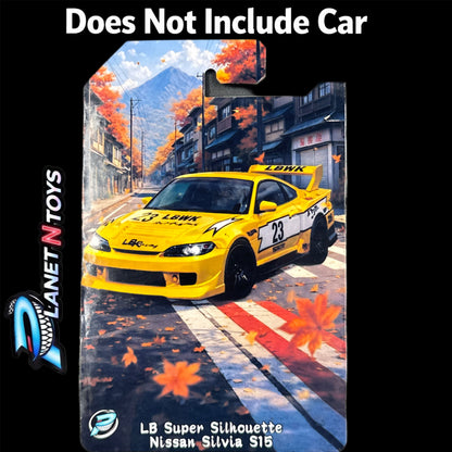 I Put the CARD You Put the Car - Customs Cards Background to attach any 1:64 Diecast Car Made by Planet N Toys
