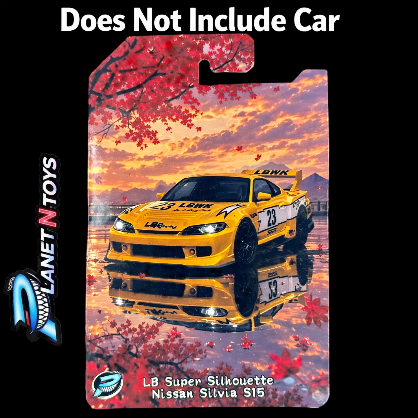 I Put the CARD You Put the Car - Customs Cards Background to attach any 1:64 Diecast Car Made by Planet N Toys