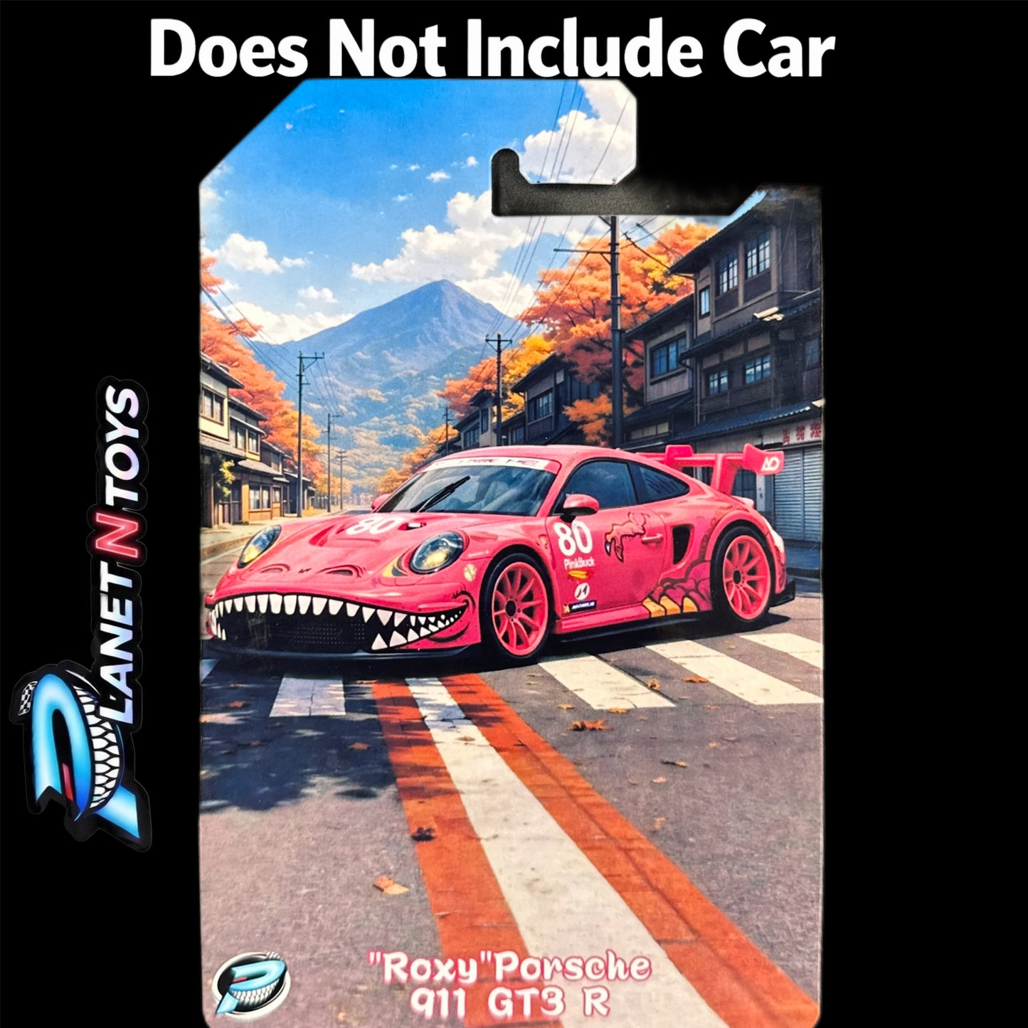 I Put the CARD You Put the Car - Customs Cards Background to attach any 1:64 Diecast Car Made by Planet N Toys