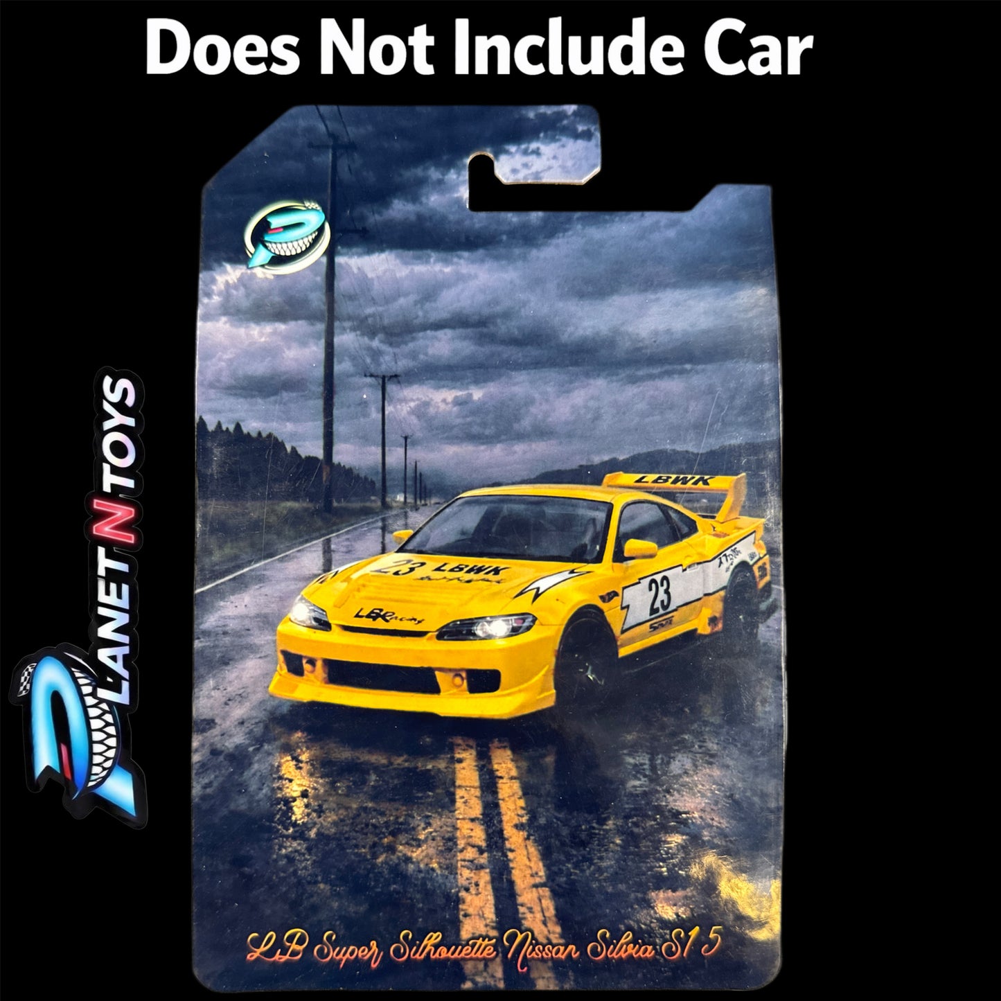 I Put the CARD You Put the Car - Customs Cards Background to attach any 1:64 Diecast Car Made by Planet N Toys