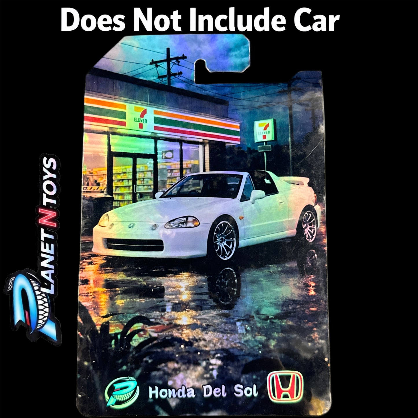 I Put the CARD You Put the Car - Customs Cards Background to attach any 1:64 Diecast Car Made by Planet N Toys