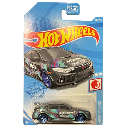 Hot Wheels Honda Mainline Diecast Cars (Assorted 1:64 Civic, Prelude, CR-X)