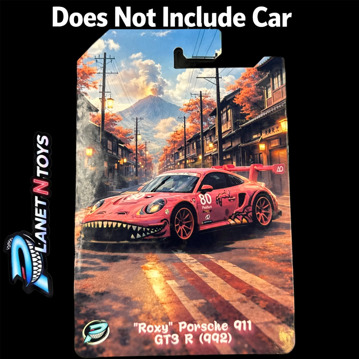 I Put the CARD You Put the Car - Customs Cards Background to attach any 1:64 Diecast Car Made by Planet N Toys