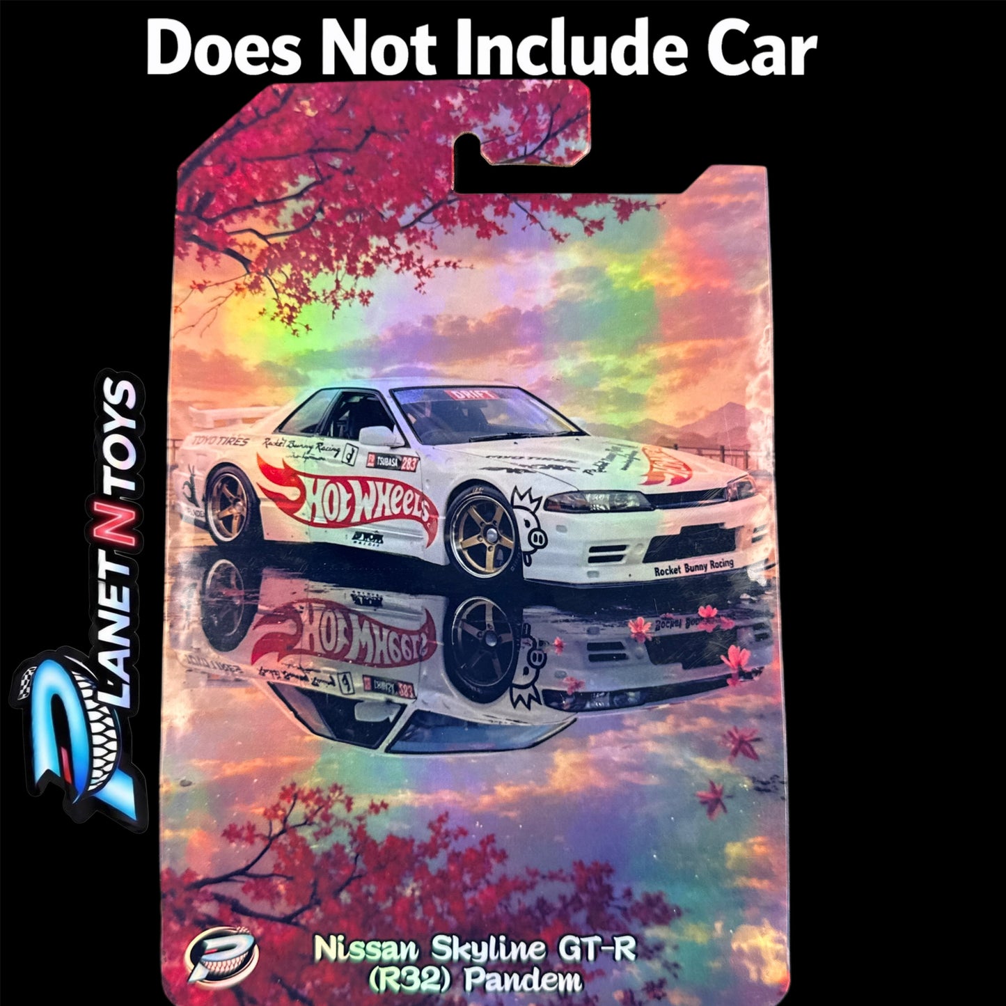 I Put the CARD You Put the Car - Customs Cards Background to attach any 1:64 Diecast Car Made by Planet N Toys