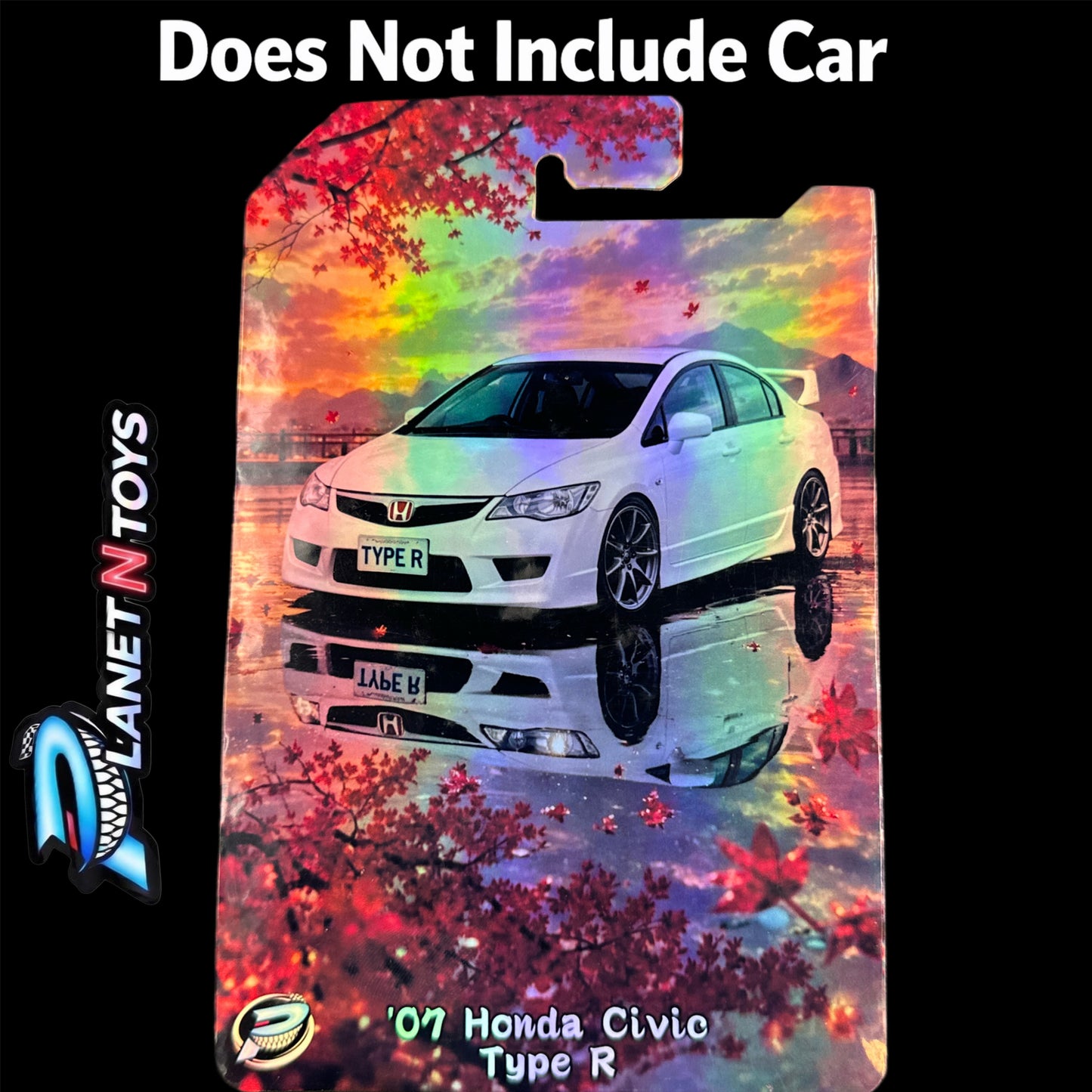 I Put the CARD You Put the Car - Customs Cards Background to attach any 1:64 Diecast Car Made by Planet N Toys