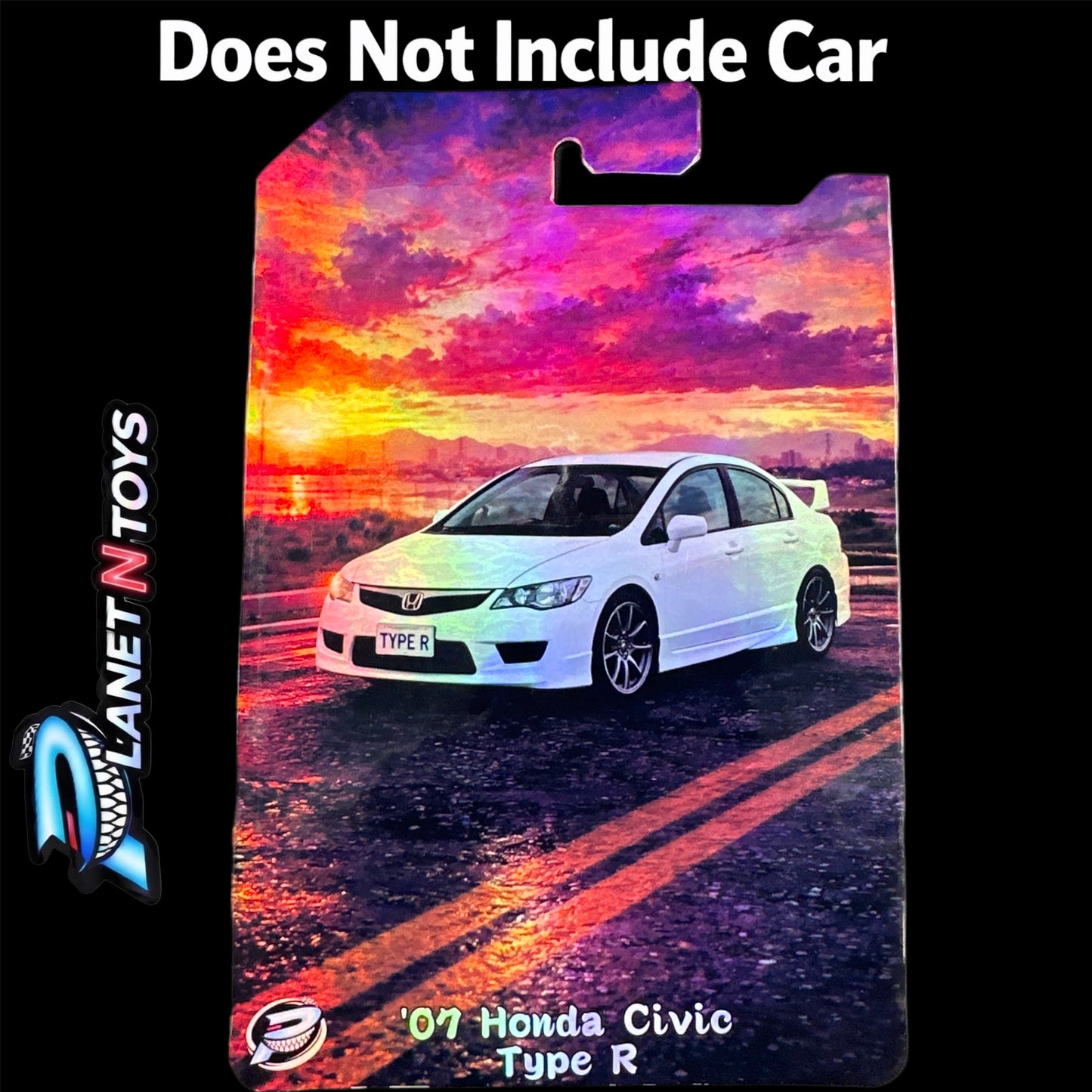 I Put the CARD You Put the Car - Customs Cards Background to attach any 1:64 Diecast Car Made by Planet N Toys