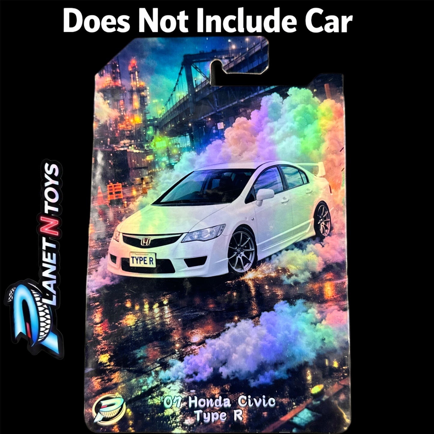 I Put the CARD You Put the Car - Customs Cards Background to attach any 1:64 Diecast Car Made by Planet N Toys