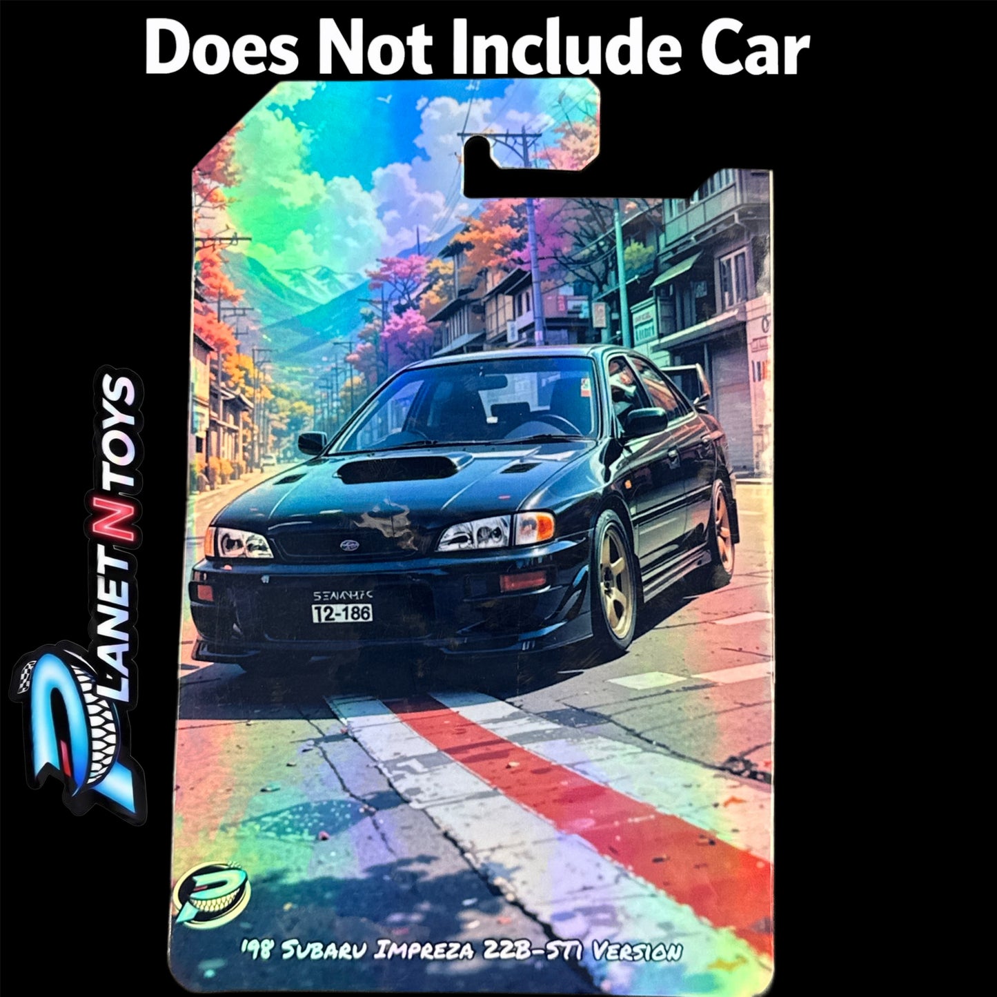 I Put the CARD You Put the Car - Customs Cards Background to attach any 1:64 Diecast Car Made by Planet N Toys