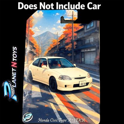 I Put the CARD You Put the Car - Customs Cards Background to attach any 1:64 Diecast Car Made by Planet N Toys