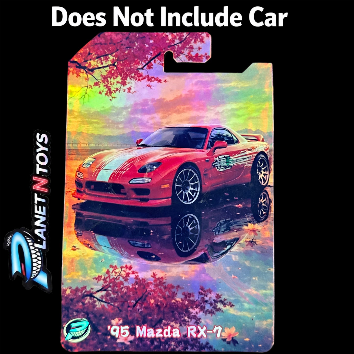 I Put the CARD You Put the Car - Customs Cards Background to attach any 1:64 Diecast Car Made by Planet N Toys