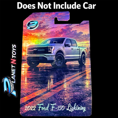 I Put the CARD You Put the Car - Customs Cards Background to attach any 1:64 Diecast Car Made by Planet N Toys