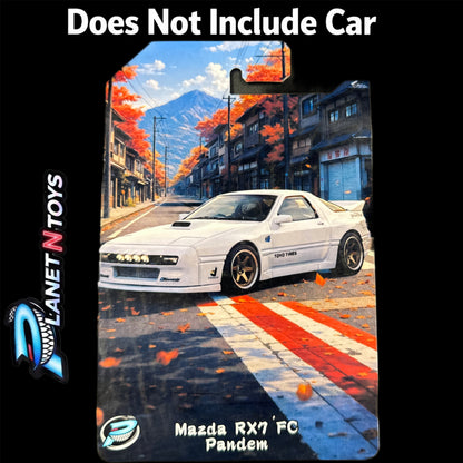 I Put the CARD You Put the Car - Customs Cards Background to attach any 1:64 Diecast Car Made by Planet N Toys