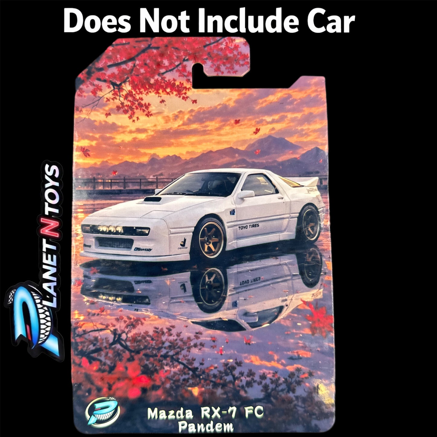 I Put the CARD You Put the Car - Customs Cards Background to attach any 1:64 Diecast Car Made by Planet N Toys