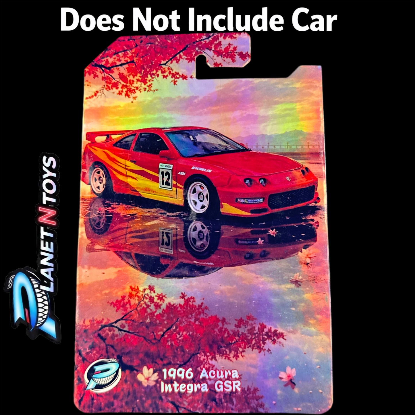 I Put the CARD You Put the Car - Customs Cards Background to attach any 1:64 Diecast Car Made by Planet N Toys