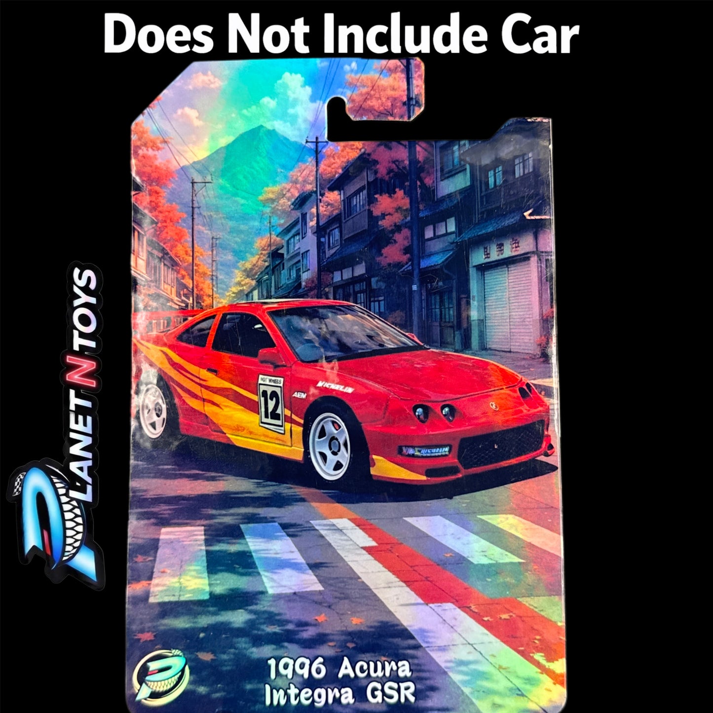 I Put the CARD You Put the Car - Customs Cards Background to attach any 1:64 Diecast Car Made by Planet N Toys