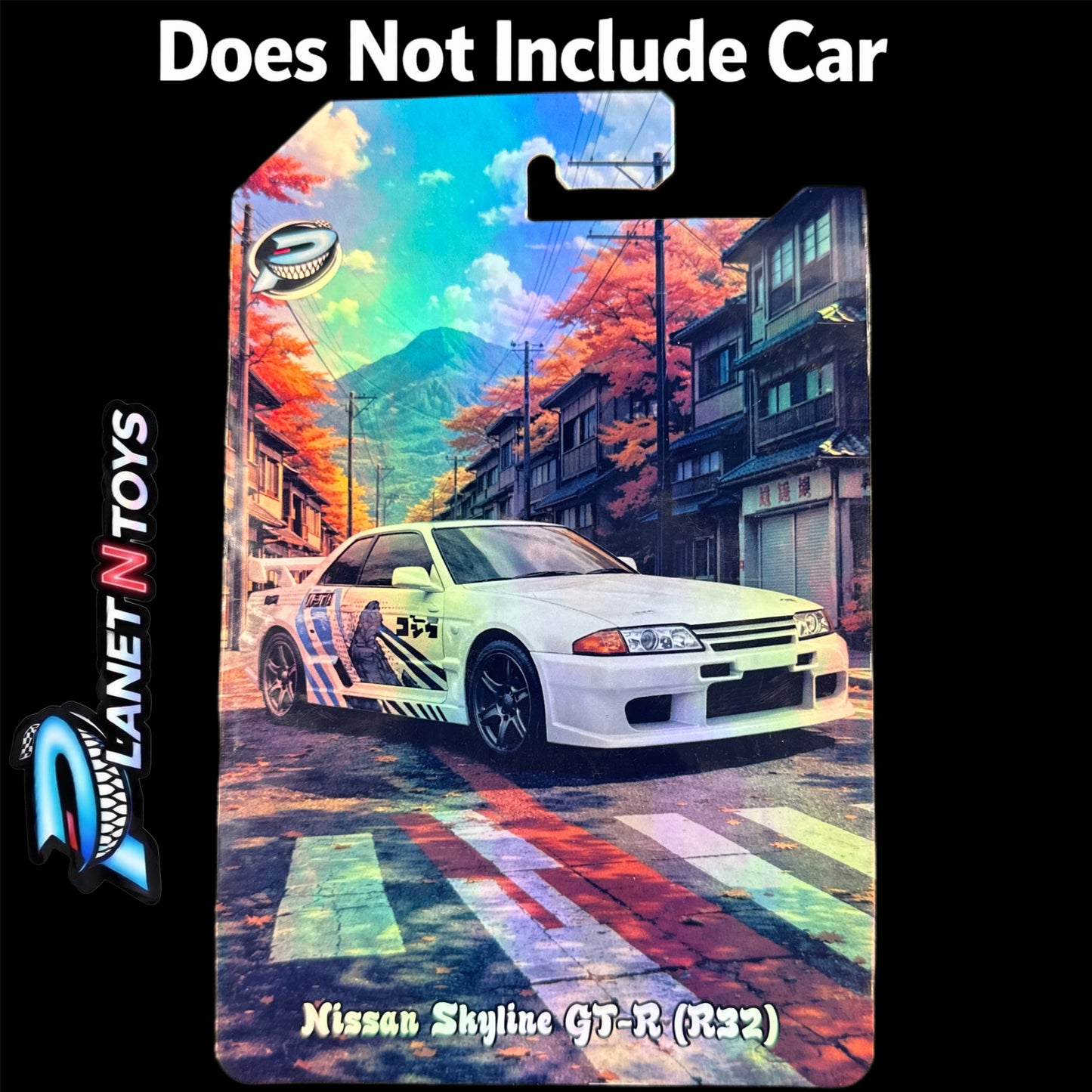 I Put the CARD You Put the Car - Customs Cards Background to attach any 1:64 Diecast Car Made by Planet N Toys
