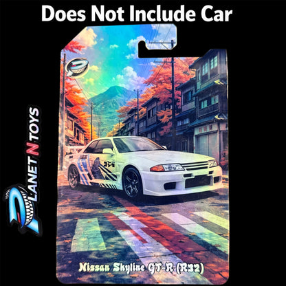 I Put the CARD You Put the Car - Customs Cards Background to attach any 1:64 Diecast Car Made by Planet N Toys