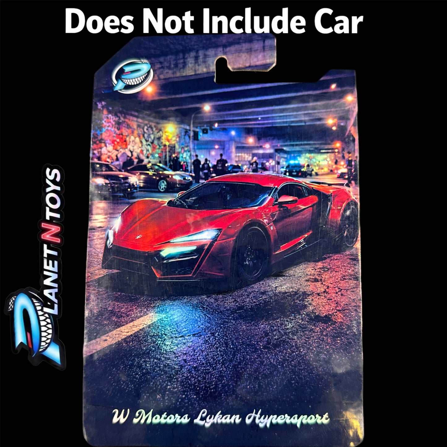 I Put the CARD You Put the Car - Customs Cards Background to attach any 1:64 Diecast Car Made by Planet N Toys