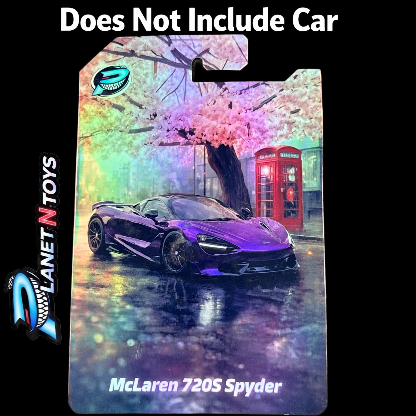 I Put the CARD You Put the Car - Customs Cards Background to attach any 1:64 Diecast Car Made by Planet N Toys