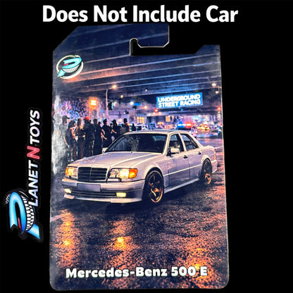 I Put the CARD You Put the Car - Customs Cards Background to attach any 1:64 Diecast Car Made by Planet N Toys