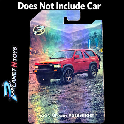 I Put the CARD You Put the Car - Customs Cards Background to attach any 1:64 Diecast Car Made by Planet N Toys