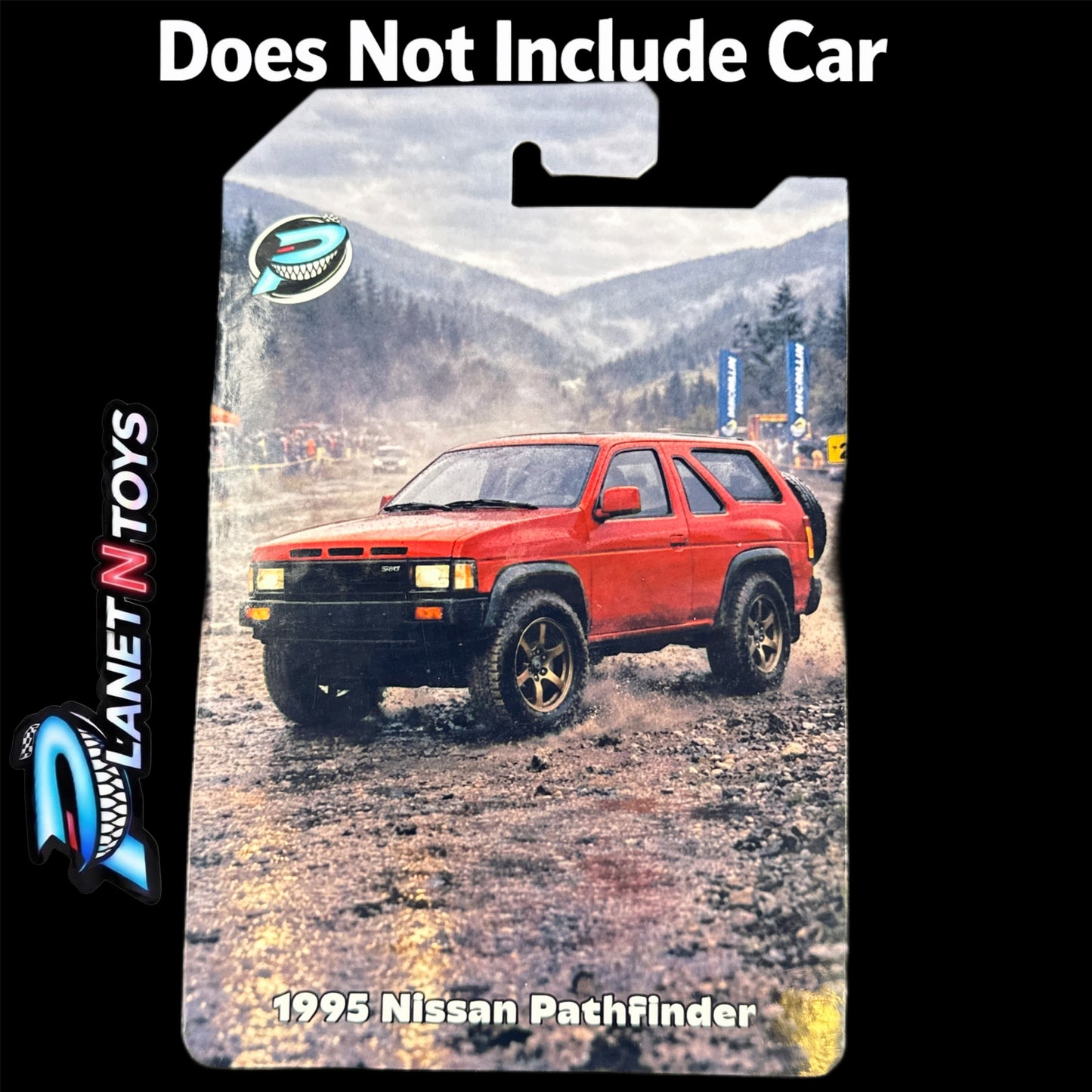 I Put the CARD You Put the Car - Customs Cards Background to attach any 1:64 Diecast Car Made by Planet N Toys