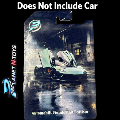 I Put the CARD You Put the Car - Customs Cards Background to attach any 1:64 Diecast Car Made by Planet N Toys