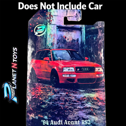 I Put the CARD You Put the Car - Customs Cards Background to attach any 1:64 Diecast Car Made by Planet N Toys