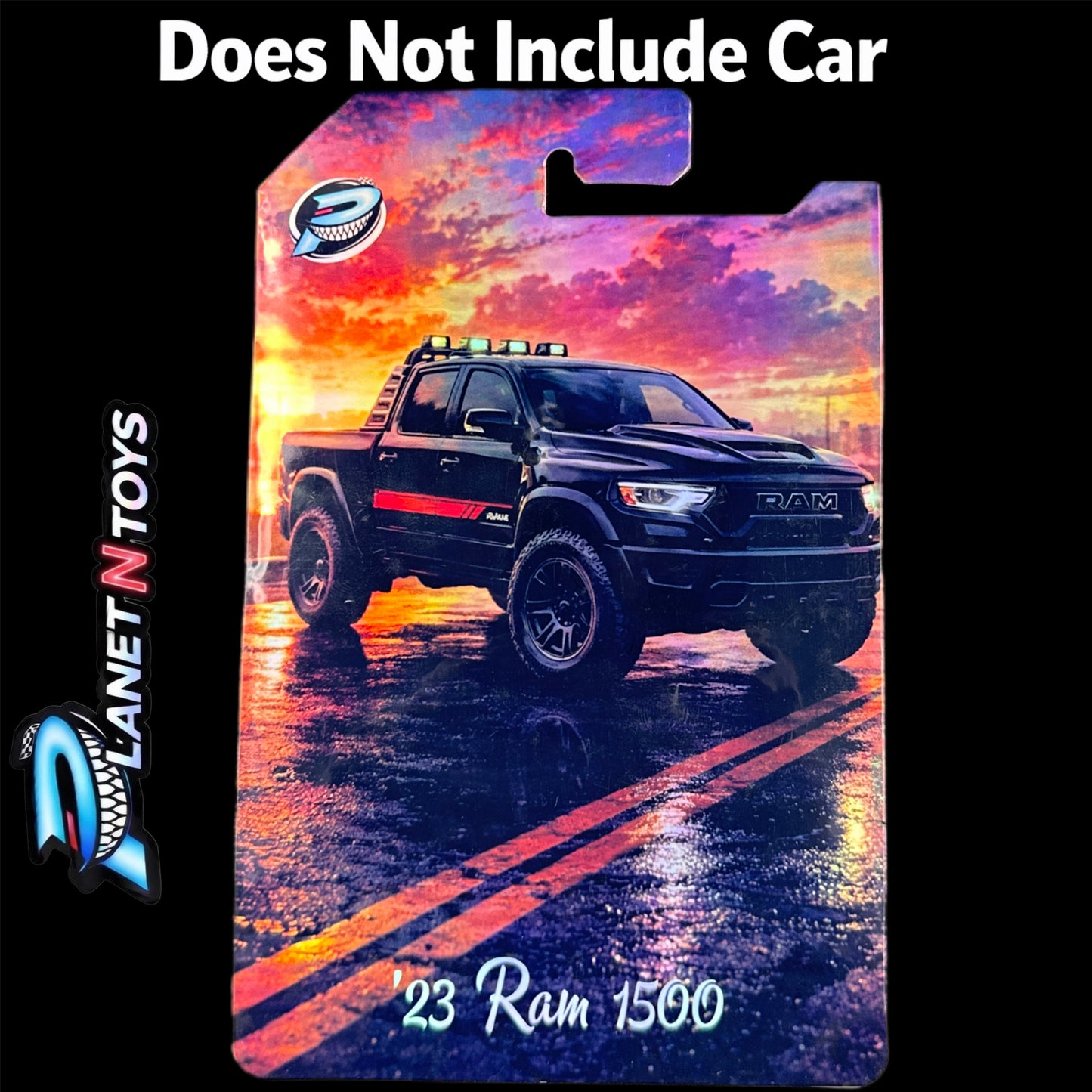 I Put the CARD You Put the Car - Customs Cards Background to attach any 1:64 Diecast Car Made by Planet N Toys