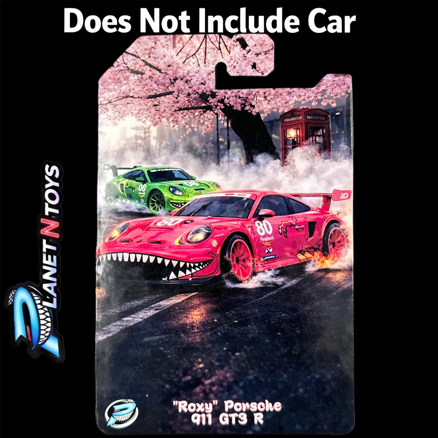 I Put the CARD You Put the Car - Customs Cards Background to attach any 1:64 Diecast Car Made by Planet N Toys