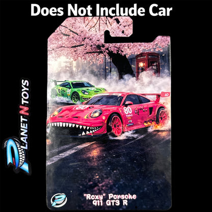 I Put the CARD You Put the Car - Customs Cards Background to attach any 1:64 Diecast Car Made by Planet N Toys