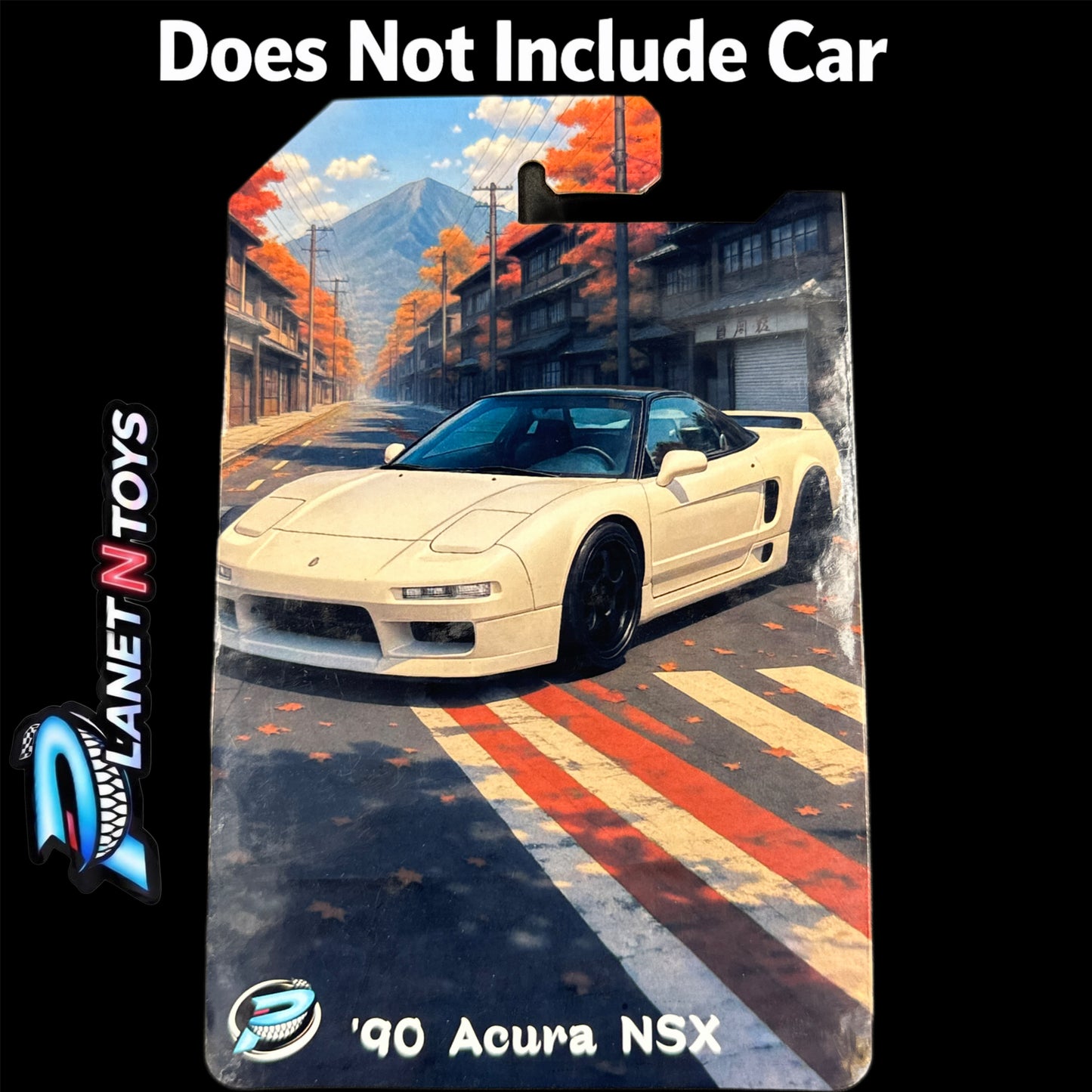 I Put the CARD You Put the Car - Customs Cards Background to attach any 1:64 Diecast Car Made by Planet N Toys