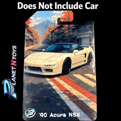 I Put the CARD You Put the Car - Customs Cards Background to attach any 1:64 Diecast Car Made by Planet N Toys