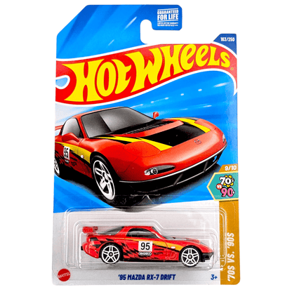 Hot Wheels Mazda Mainline Diecast Cars – 1:64 Scale | Savanna, RX7, RX3, MX5 Repu, 787B & More