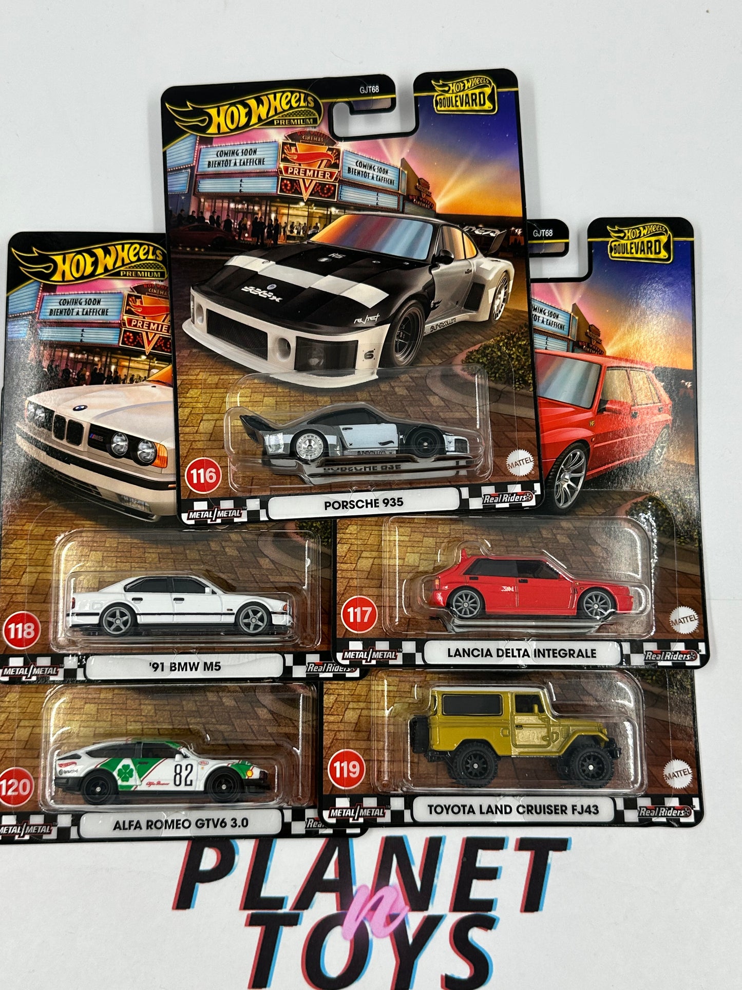 Hot Wheels Premium Boulevard 2025 Mix 1 #116-120 * Set of 5 * DIECAST CAR - SCALE 1:64