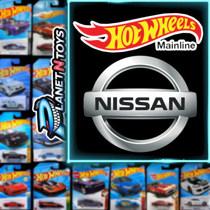 Hot Wheels Nissan Mainline Diecast Cars (Assorted 1:64,maxima,skyline,250z)