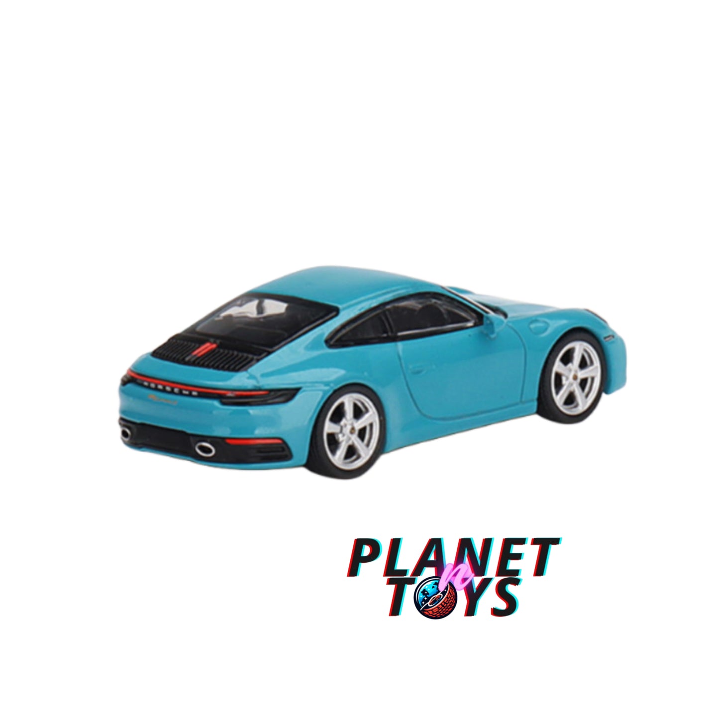 Mini GT Porsche 911 (992) Carrera S Miami Blue