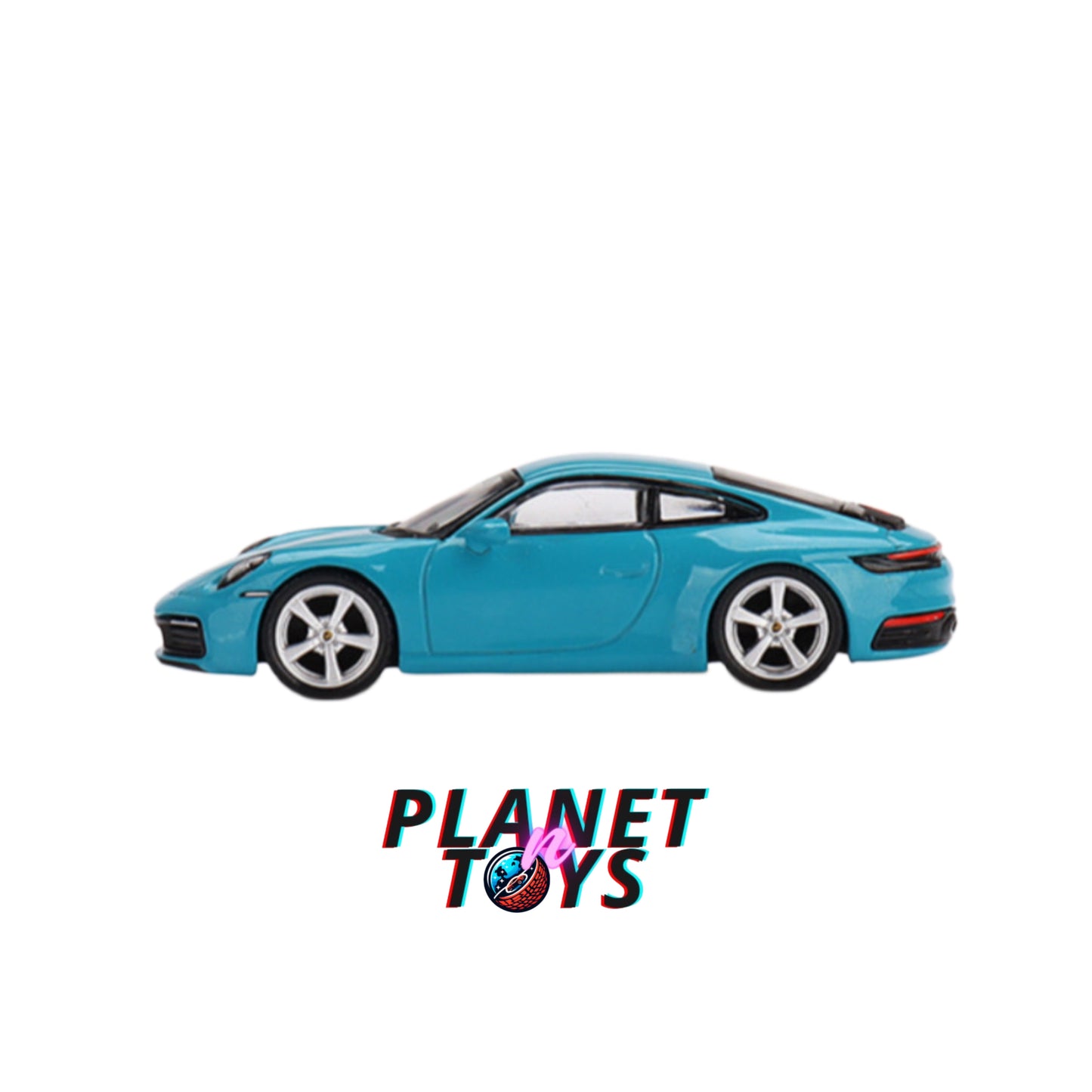 Mini GT Porsche 911 (992) Carrera S Miami Blue