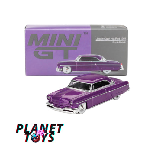 Mini GT Lincoln Capri Hot Rod 1954 Purple Metallic