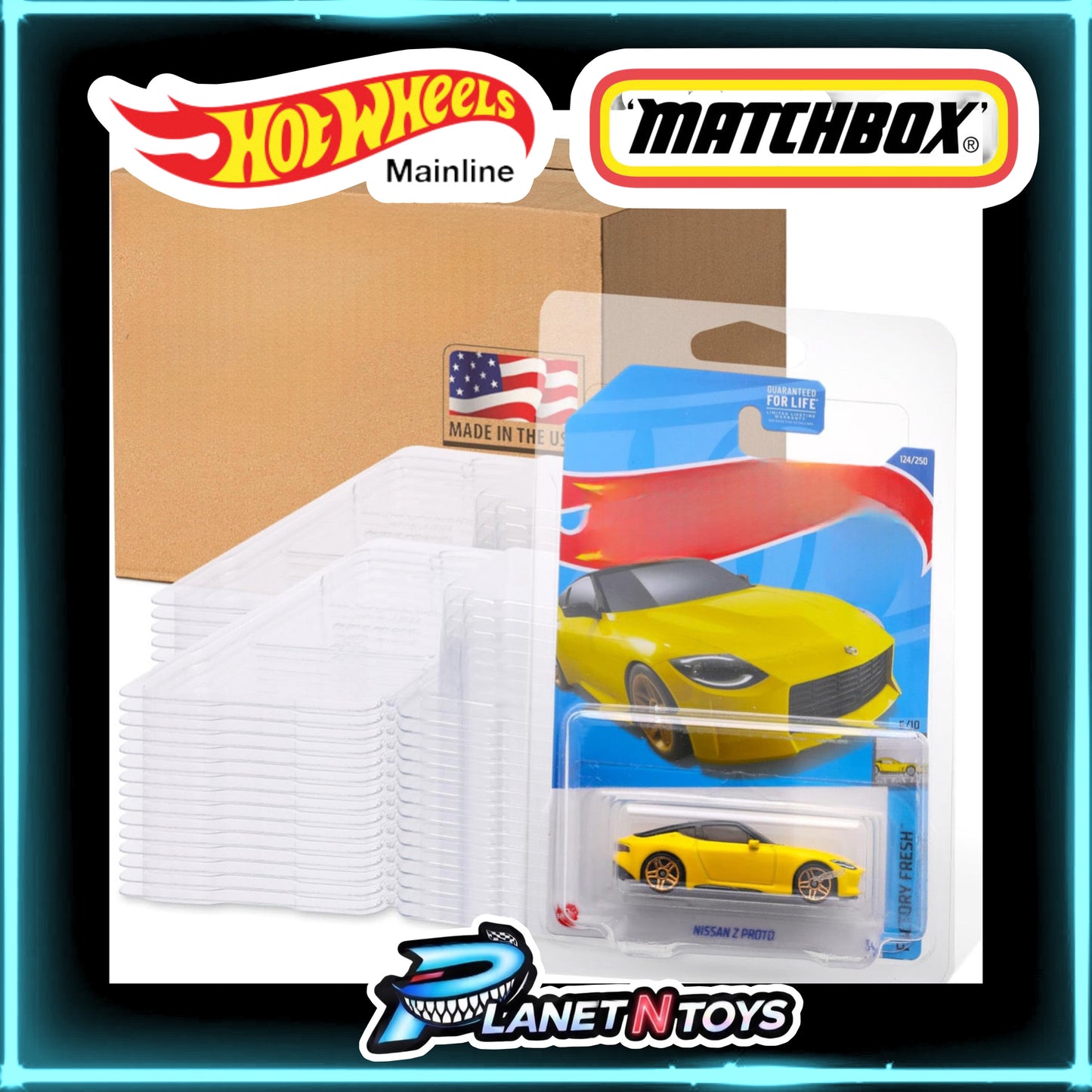 1pc Sterling Protector Case for Diecast Regular/Mainline Size to cover and preserve your collection