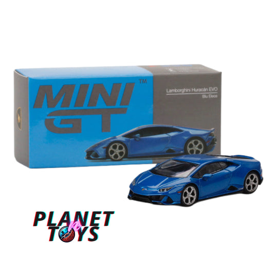 Mini GT Lamborghini Huracan EVO - Blu Eleos