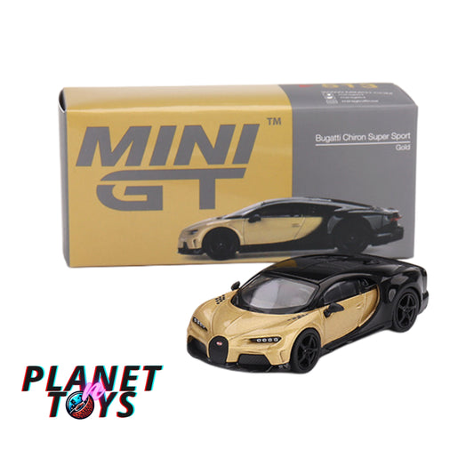 Mini GT Bugatti Chiron Super Sport Gold