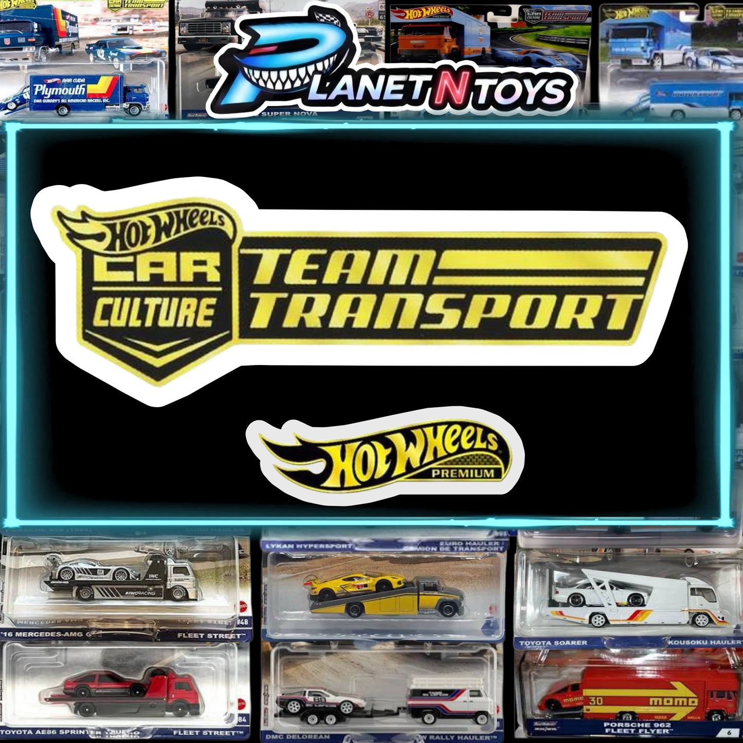 Hot Wheels Team Transports Assorted 1:64