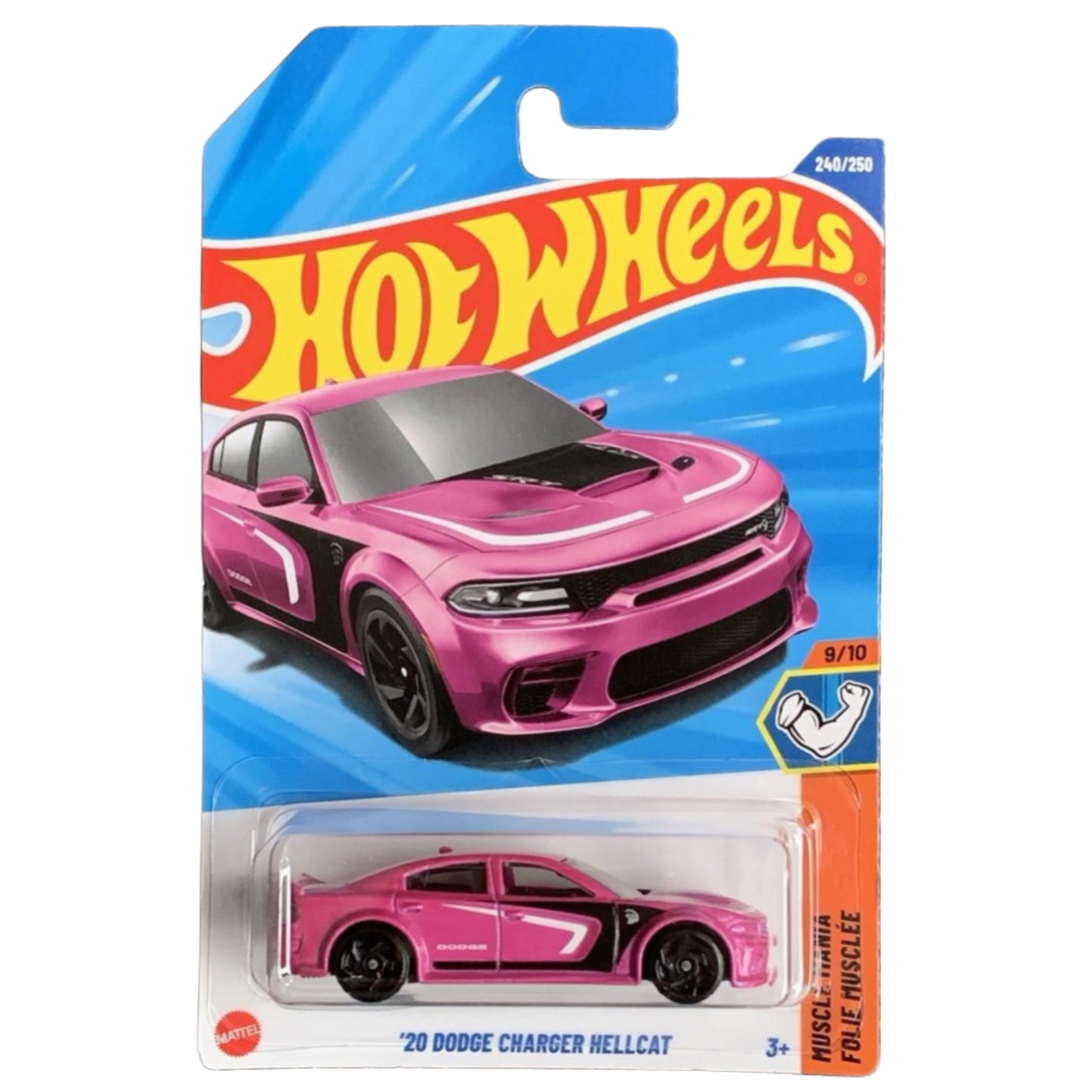 Hot Wheels Dodge Mainline American Power 1:64 Diecast Assorted (charger, Hellcat, Challenger, viper, van, Dart) Muscle Cars