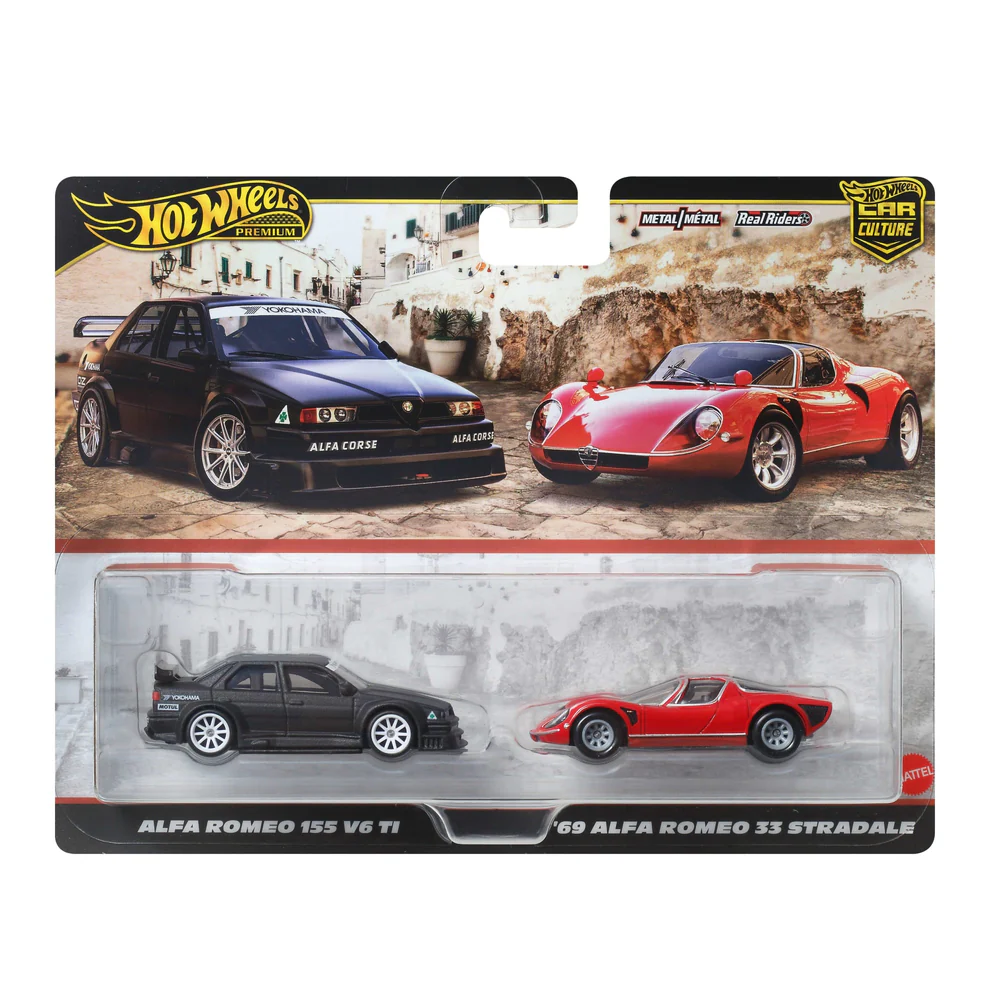 Hot Wheels Premium 2-Pack Assorted 1:64 Diecast Car Set