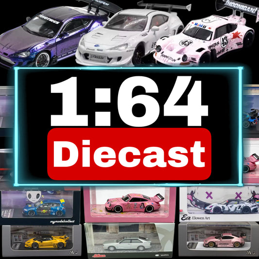 Alloy Diecast Assorted 1:64 Variety of Models