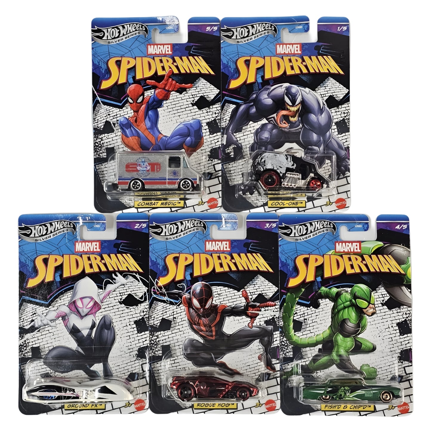Hot Wheels Silver Series / Ultra Hots / Neon Speeders / Holidays Assorted / Fast & Furious 1:64