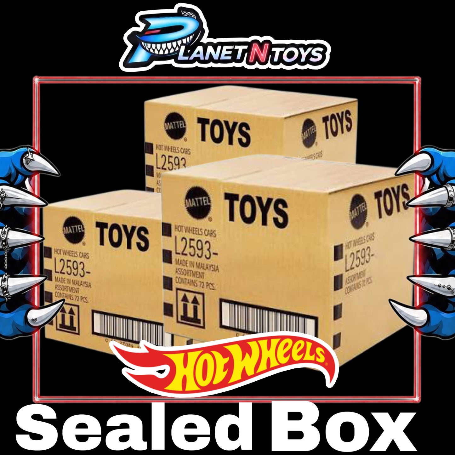 Factory Sealed Hot Wheels Case Assorted Mix Diecast 1:64