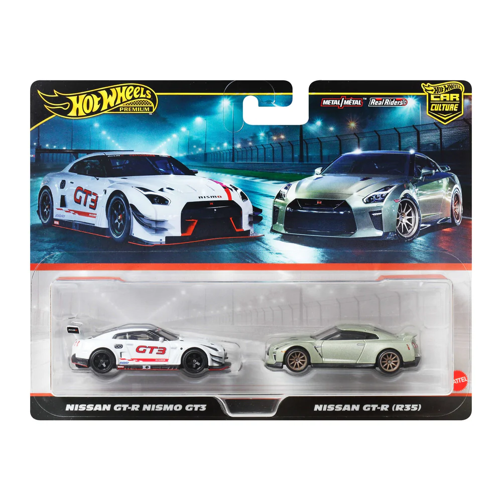 Hot Wheels Premium 2-Pack Assorted 1:64 Diecast Car Set