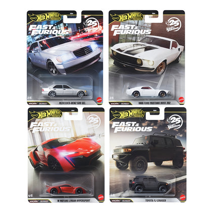 Hot Wheels Premium Fast & Furious Sets 5/5 Assorted